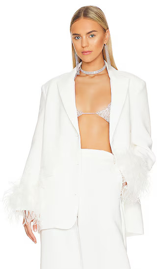 Christy Blazer in Off White | Revolve Clothing (Global)