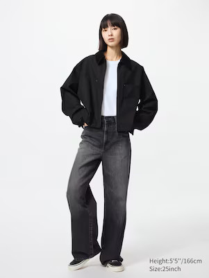 WOMEN'S WIDE STRAIGHT JEANS | UNIQLO AU | Uniqlo Australia