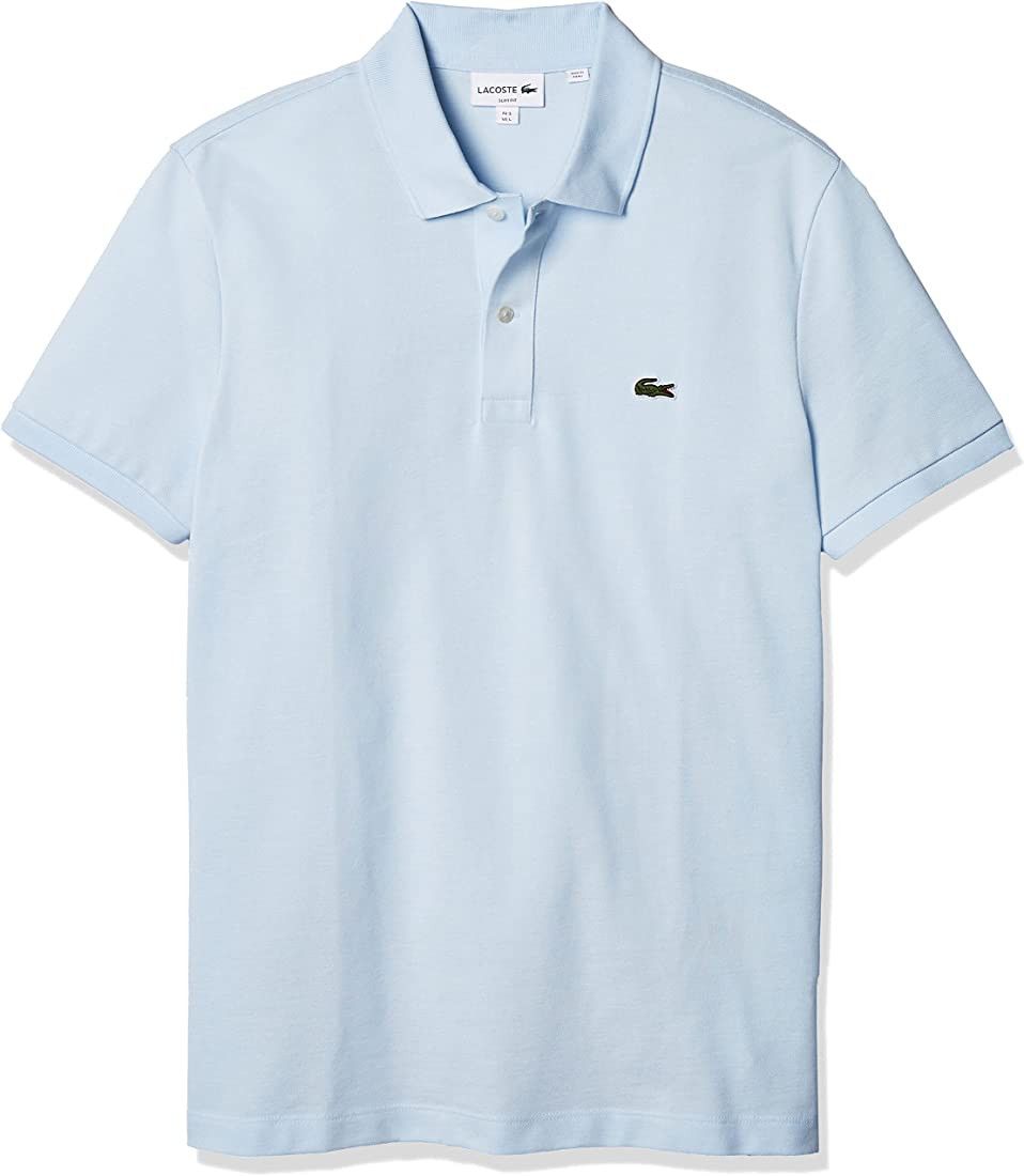 Lacoste Men's Classic Pique Slim Fit Short Sleeve Polo Shirt | Amazon (US)