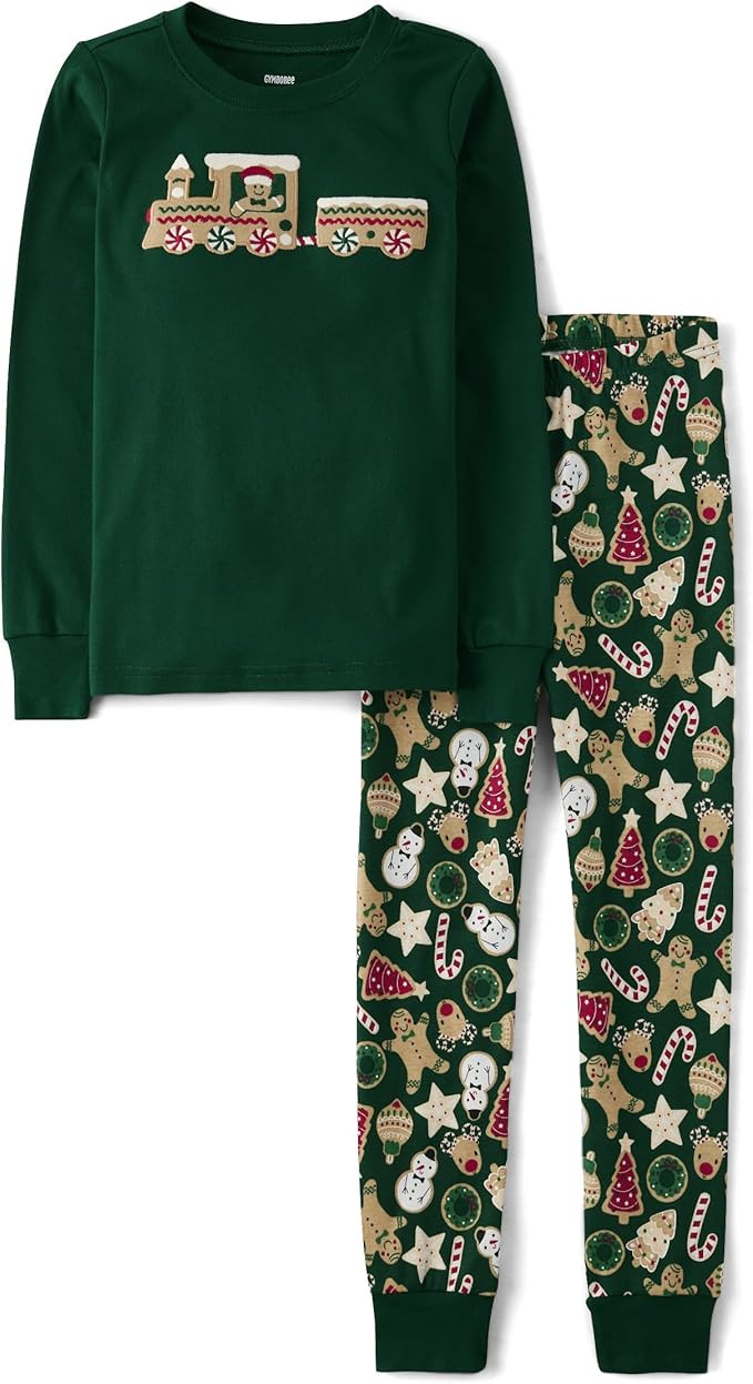 Gymboree Girls' Christmas Cotton 2-Piece Pajama Sets, Big Kid, Toddler, Baby Gymmie | Amazon (US)