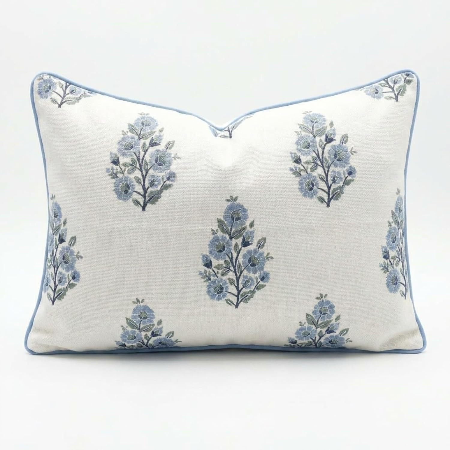 Camille Lumbar Grandmillennial Pillow Cover Only, 12"x20" for Couch, Bed, Chair | Amazon (US)