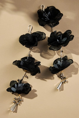 Triple Flower Earrings | Anthropologie (US)