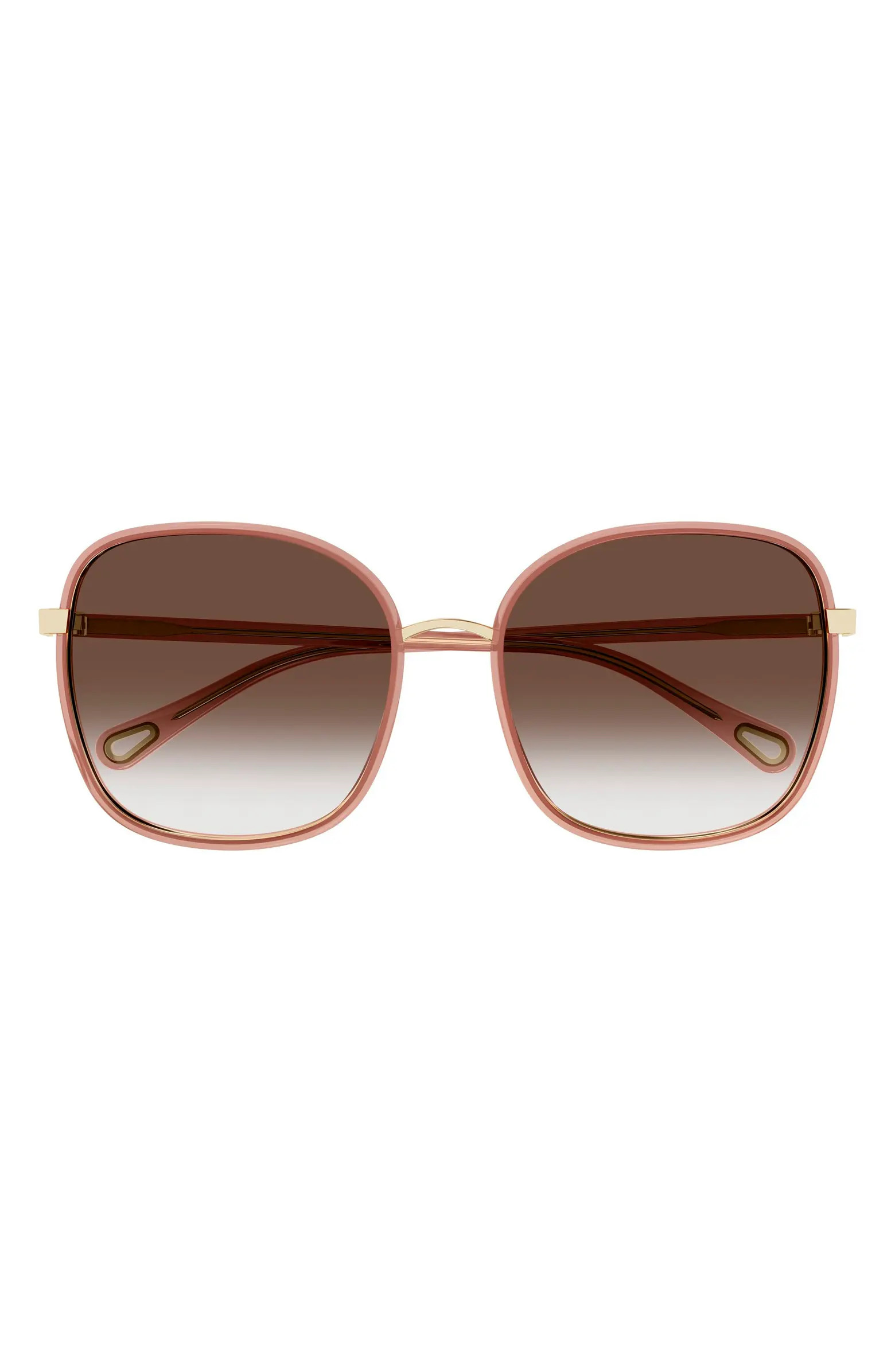 56mm Gradient Square Sunglasses | Nordstrom