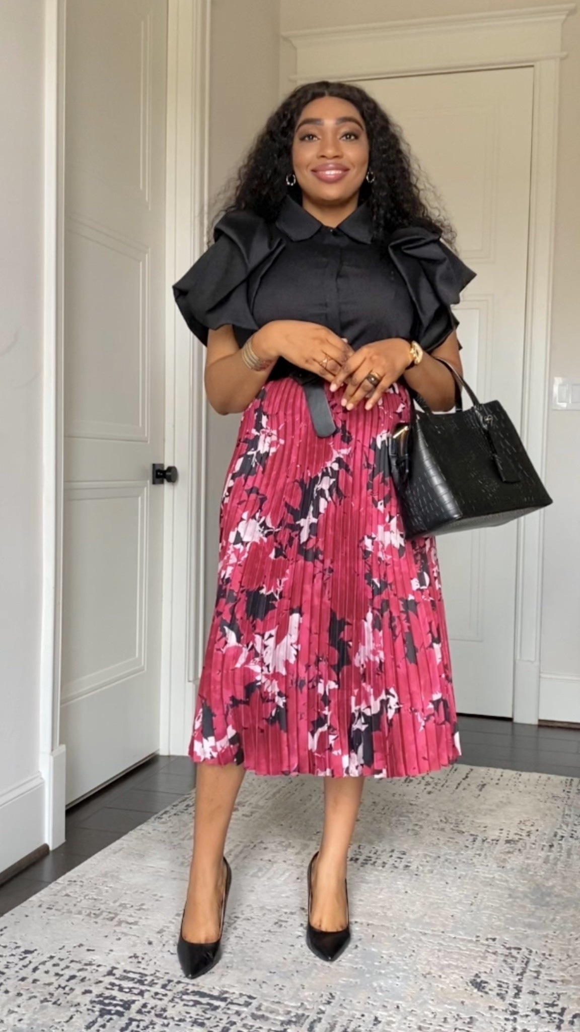 Pleated skirt