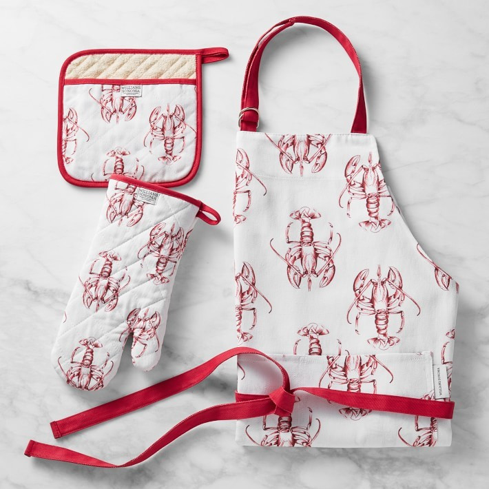 Maritime Lobster Kitchen Linens Bundle | Williams-Sonoma