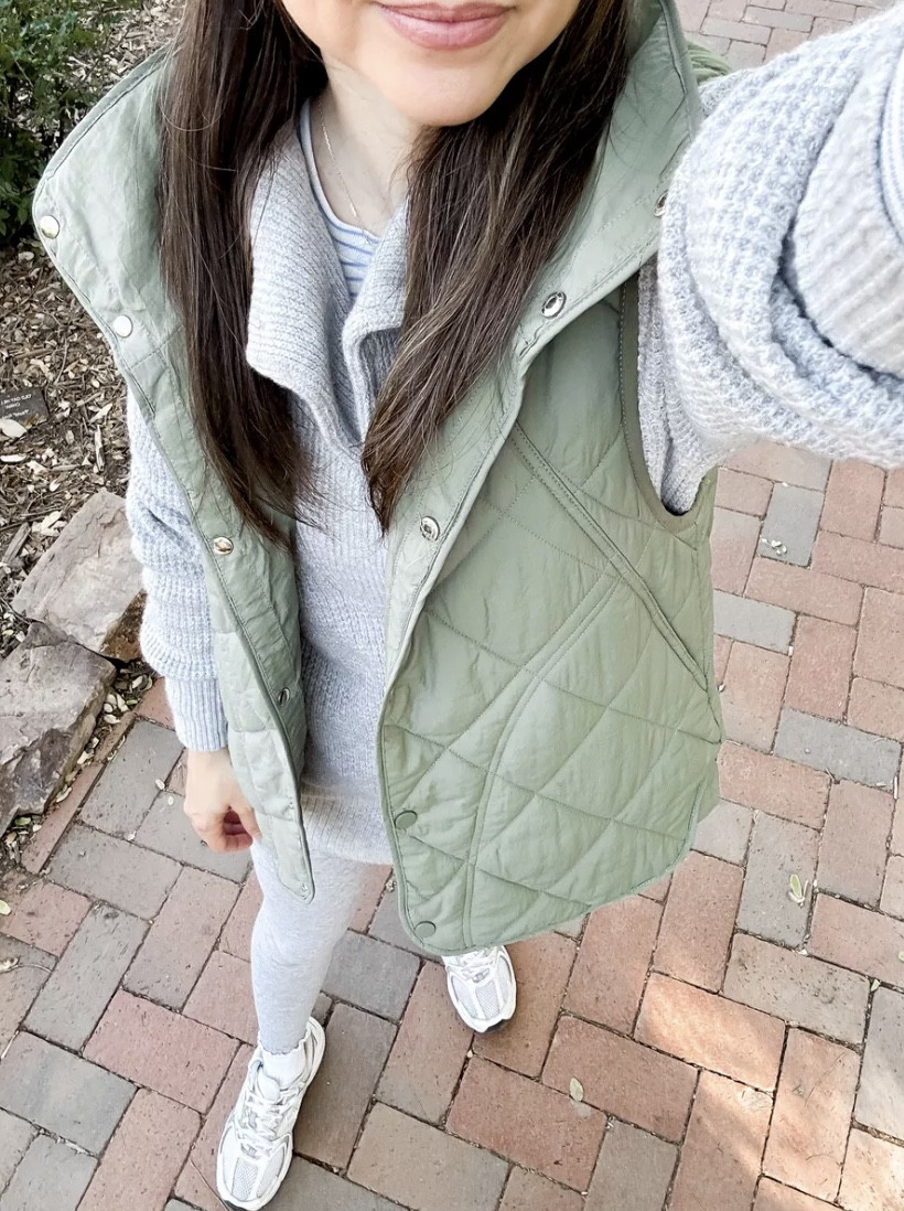 Love this athletic & casual outfit look! 

Outfit inspo, Casual outfits, Cozy outfits, Sherpa jacket, Athletic fashion, Vest coat, Cool mom outfits, Morning walk outfit

#LTKSeasonal #LTKStyleTip #LTKActive