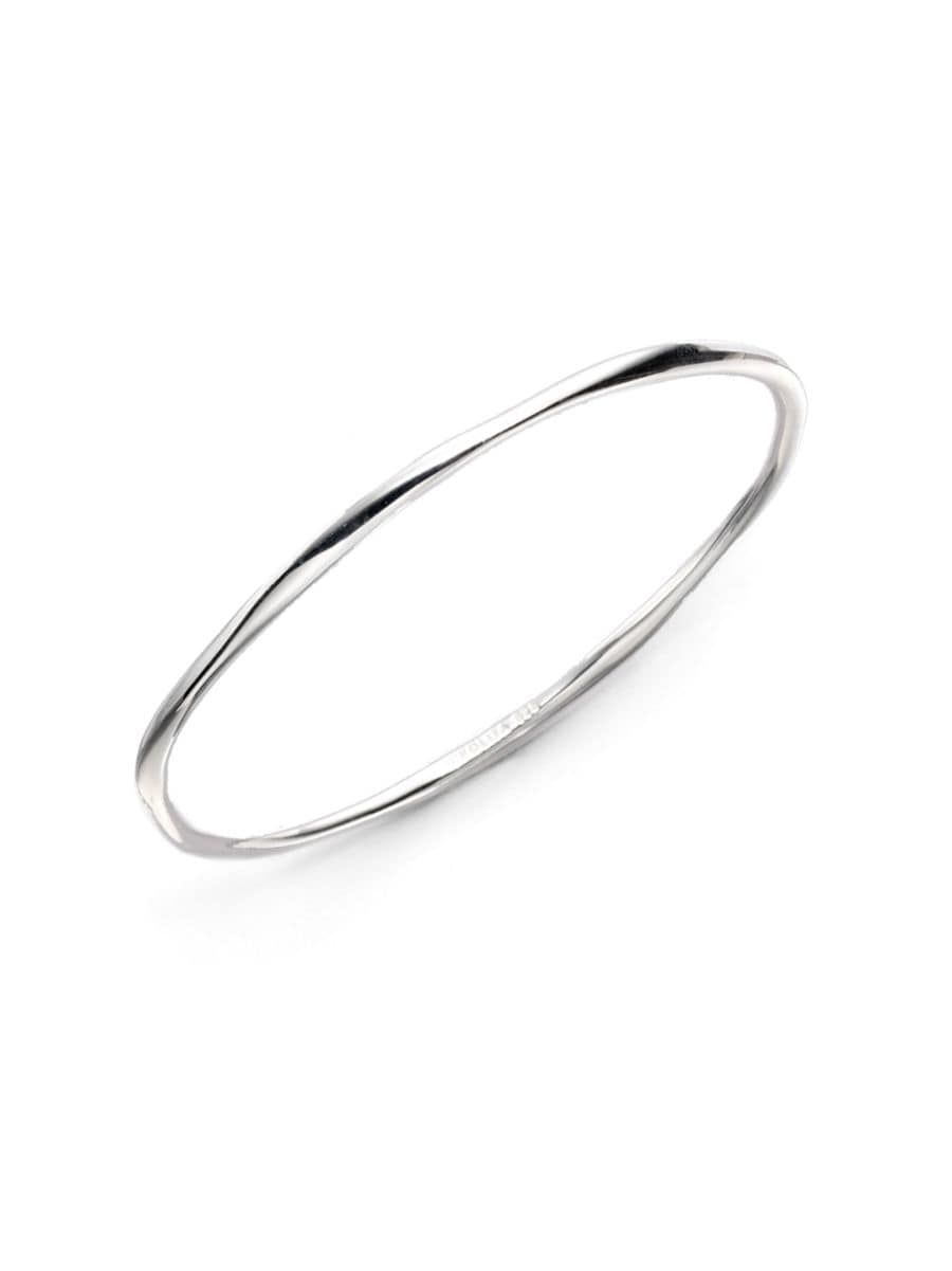 Classico Thin Sterling Silver Smooth Squiggle Bangle Bracelet | Saks Fifth Avenue