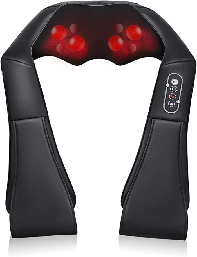 Kebor Neck and Back Massager with Soothing Heat, Shiatsu Shoulder Electric Massage 3D Deep Tissue... | Amazon (US)