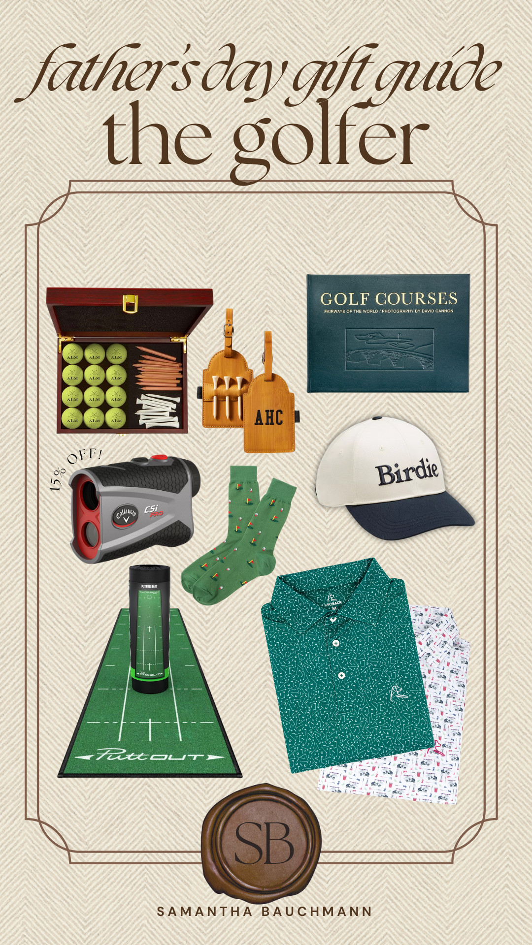 The golfer dad gift guide ⛳️

Enjoy 15% off this Callaway range finder at Dick's Sporting Goods!!

fathers day, dads, husband, father in law, gifts for him, golf gifts, golf tee, polo, lululemon, rhoback, Nashville, Samantha Bauchmann 

 #LTKGiftGuide #LTKActive #LTKMens