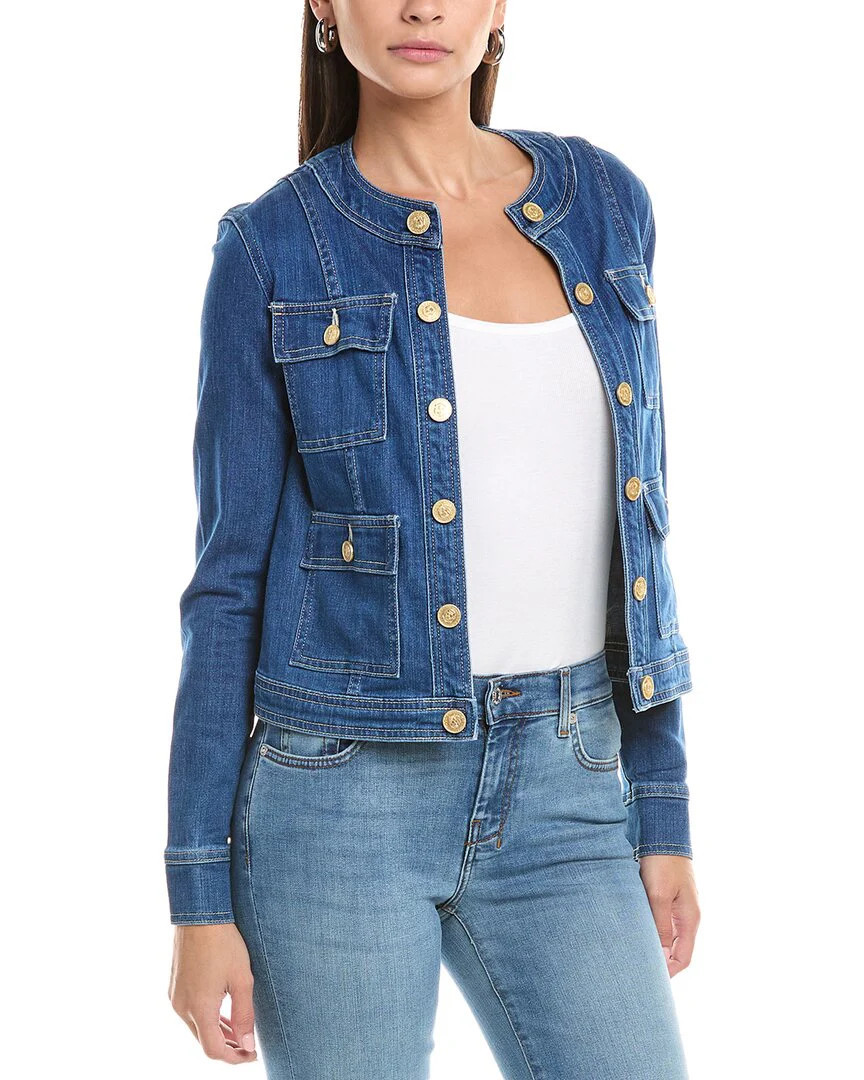 L'AGENCE Yari Collarless Jacket | Shop Simon