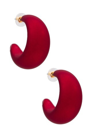 8 Other Reasons Hoop Earring in Red from Revolve.com | Revolve Clothing (Global)