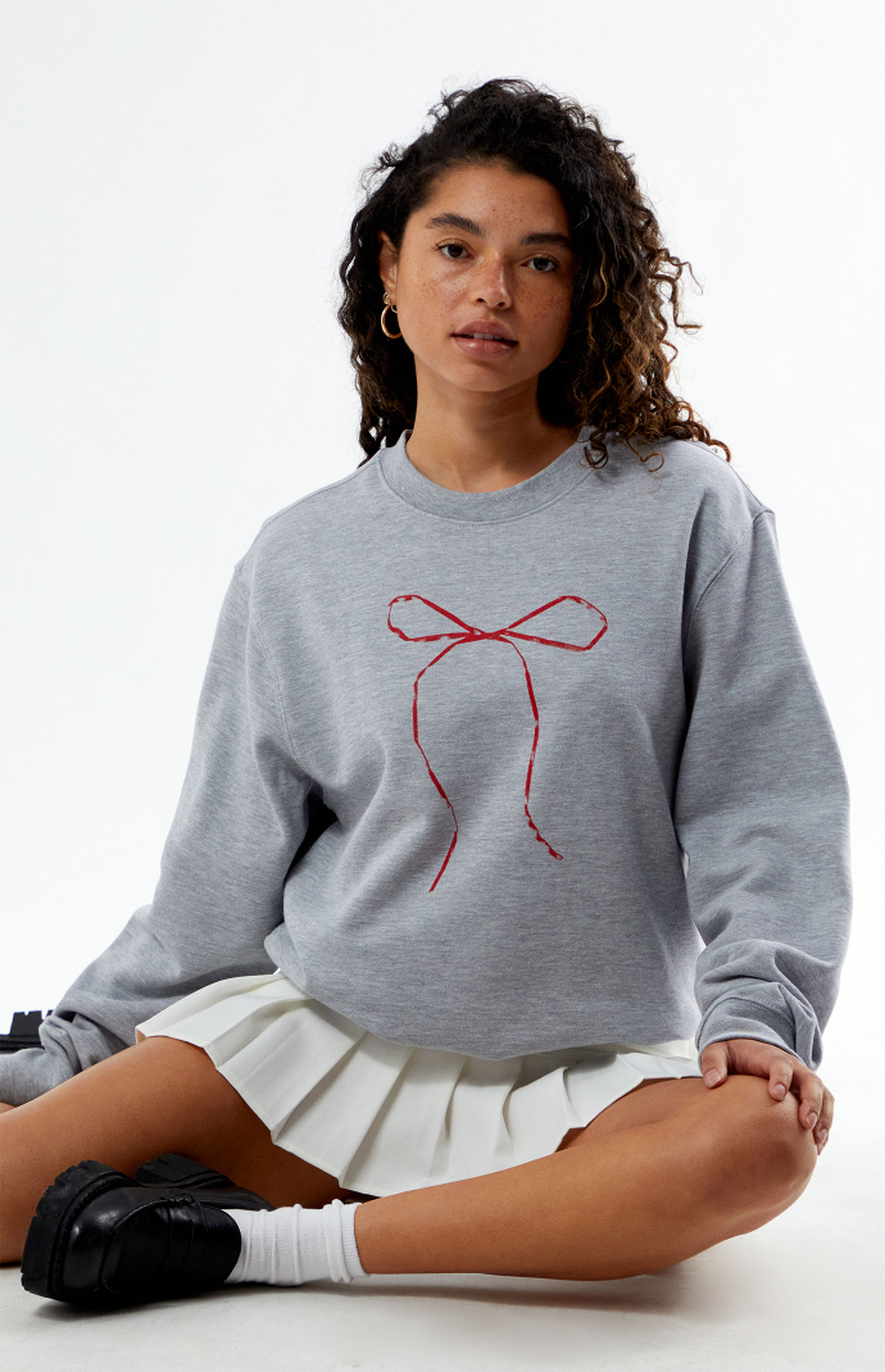 PS / LA Bow Crew Neck Sweatshirt | PacSun