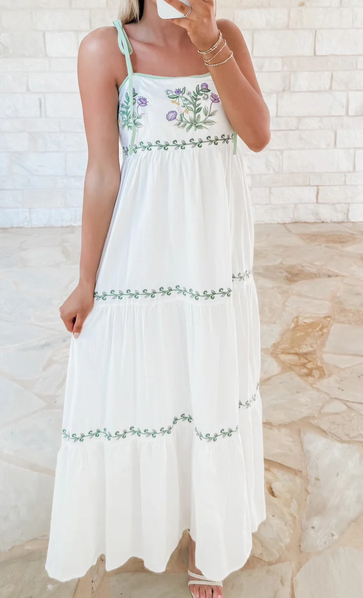 Good Grace Embroidered Maxi | CK Squared Boutique