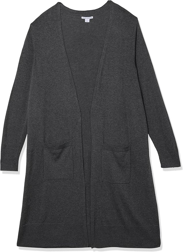 Amazon Essentials Women's Lightweight Longer Length Cardigan Sweater (Available in Plus Size) | Amazon (US)