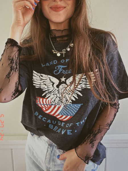 Memorial Day outfit, Fourth of July outfit, summer womens outfit, spring outfit for women, graphic tee, concert tee, concert outfit 

#LTKFindsUnder50 #LTKSeasonal #LTKFestival