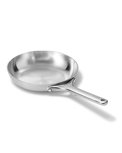 Caraway Stainless Steel Fry Pan (1.05 qt, 8") - 5-Ply Stainless Steel Pan - Oven Safe & Stovetop Agnostic - Non Toxic, PTFE & PFOA Free | Amazon (US)