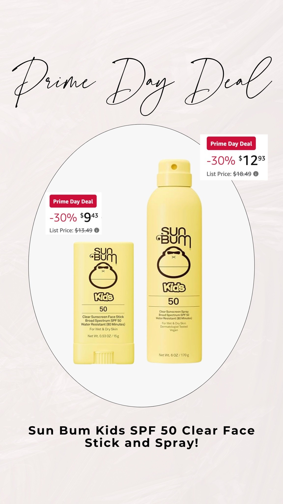 Prime day deal!!
Stock up for the summer and save on sun bum for prime day!

#primeday #amazonprimeday #primedeals #sunbum #sunscreen
#summeressentials #swim

#LTKSaleAlert #LTKSwim #LTKKids
