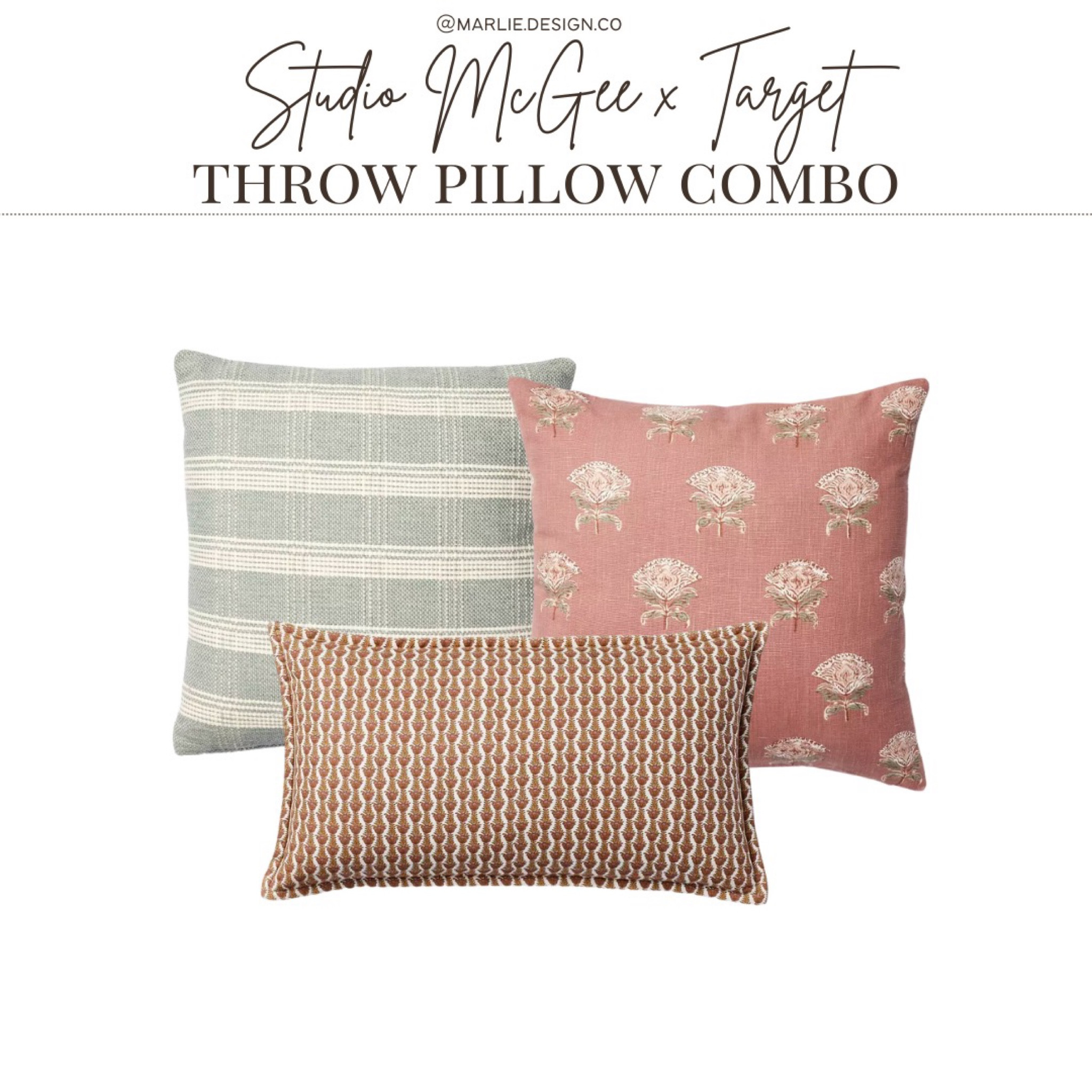 New Studio McGee x Target | spring collection | throw pillow combo | floral throw pillow | pillow cover | oblong pillow | lumbar pillow | green pillow | mauve pillow | Target | studio McGee 

#LTKunder100 #LTKhome #LTKunder50