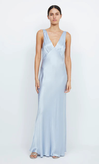 MOON DANCE VERONA DRESS - DUSTY BLUE | Bec & Bridge (Global)