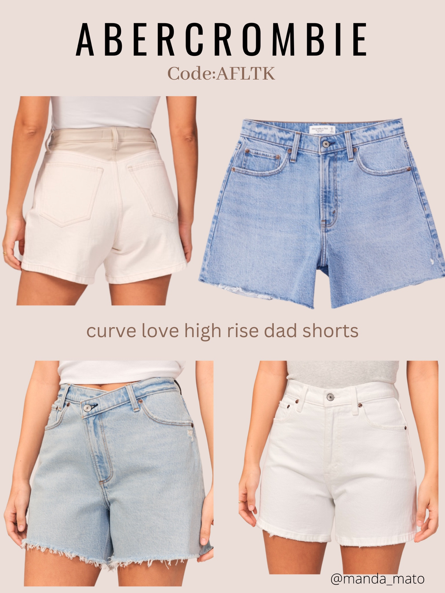 Curve Love High Rise Dad Short curated on LTK