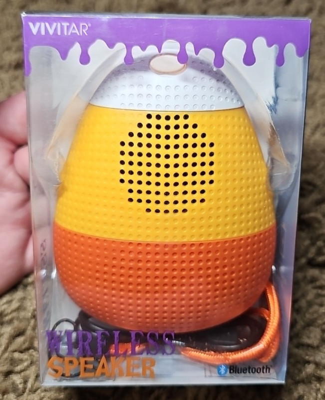 VIVITAR Candy Corn Shaped Wireless Bluetooth Speaker w/Charging Cable Halloween | eBay | eBay US