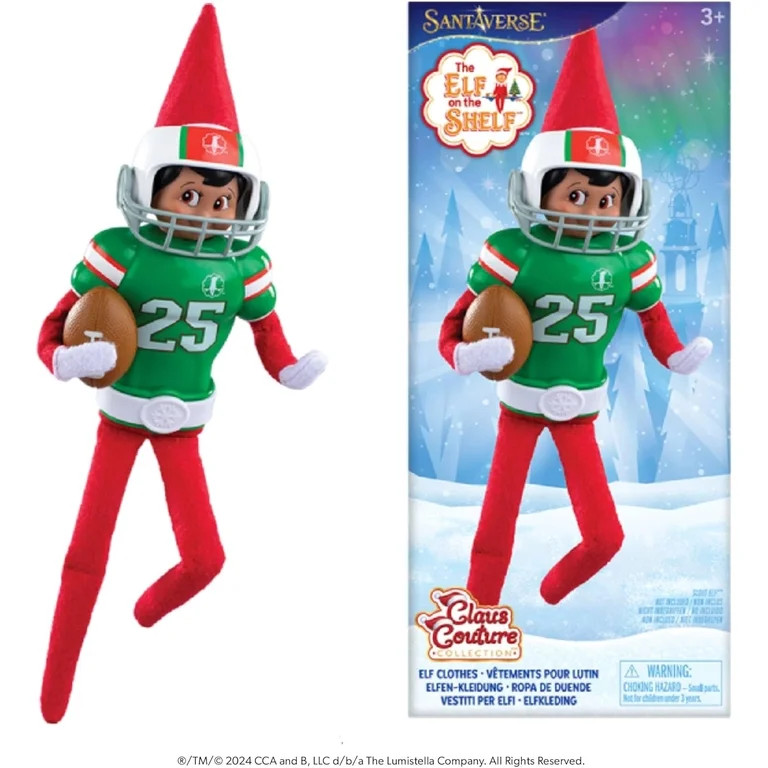 The Elf on the Shelf Claus Couture Touchdown Tidings Set - Help Your Scout Elf Find Their Inner A... | Walmart (US)