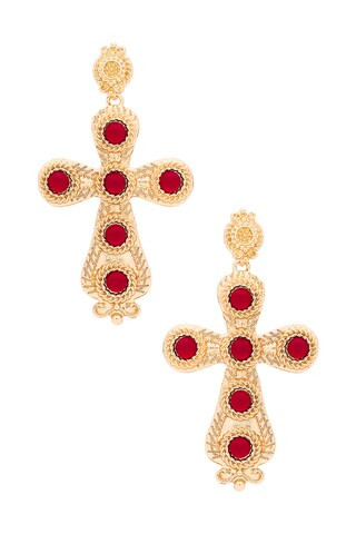 Lovers and Friends Raquel Earring in Red from Revolve.com | Revolve Clothing (Global)