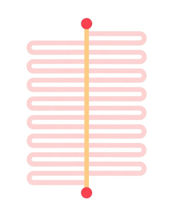 Keep Going 1 - Pink, Marigold & Crimson | Artfully Walls