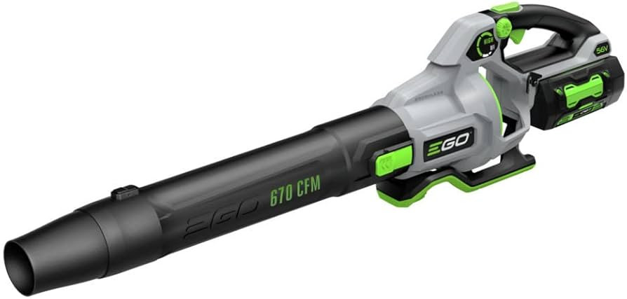 EGO LB6703 670 CFM 180 MPH 56V Lithium-Ion Cordless Electric Variable-Speed Blower Kit with 4.0Ah... | Amazon (US)