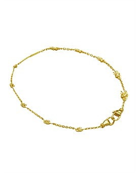 David Jones Cleopatra's Bling Botticini Necklace in Gold Plate | David Jones (Australia & New Zealand)