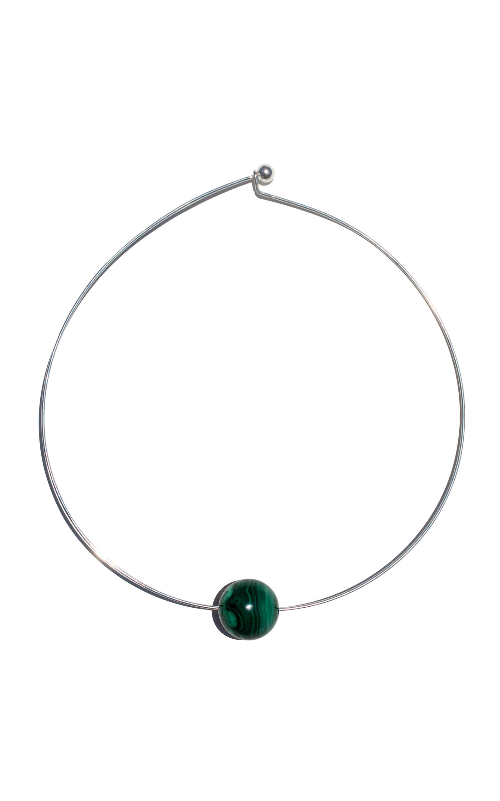 Gold-Plated Vermeil Malachite Necklace | Moda Operandi (Global)