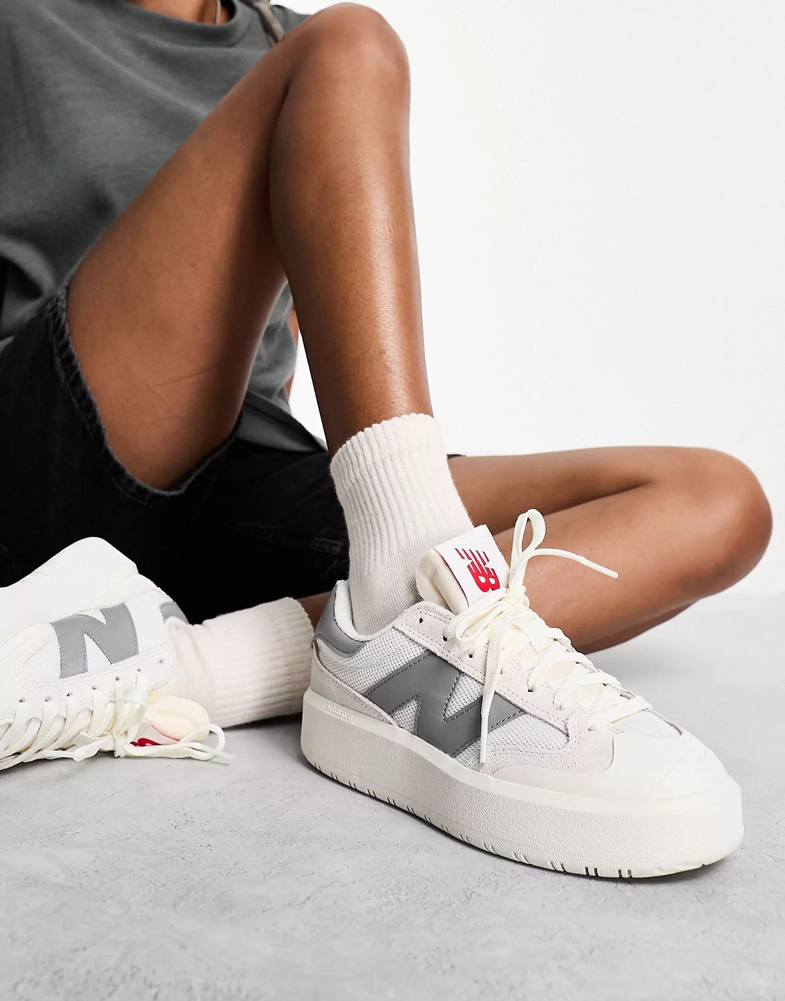 New Balance CT302 sneakers in white & gray | ASOS (Global)