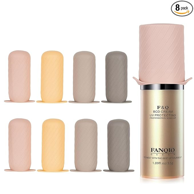 Bottle Covers for Travel, Leak Proofing, Travel Size Container Silicone toiletry sleeves, Leak Lo... | Amazon (US)