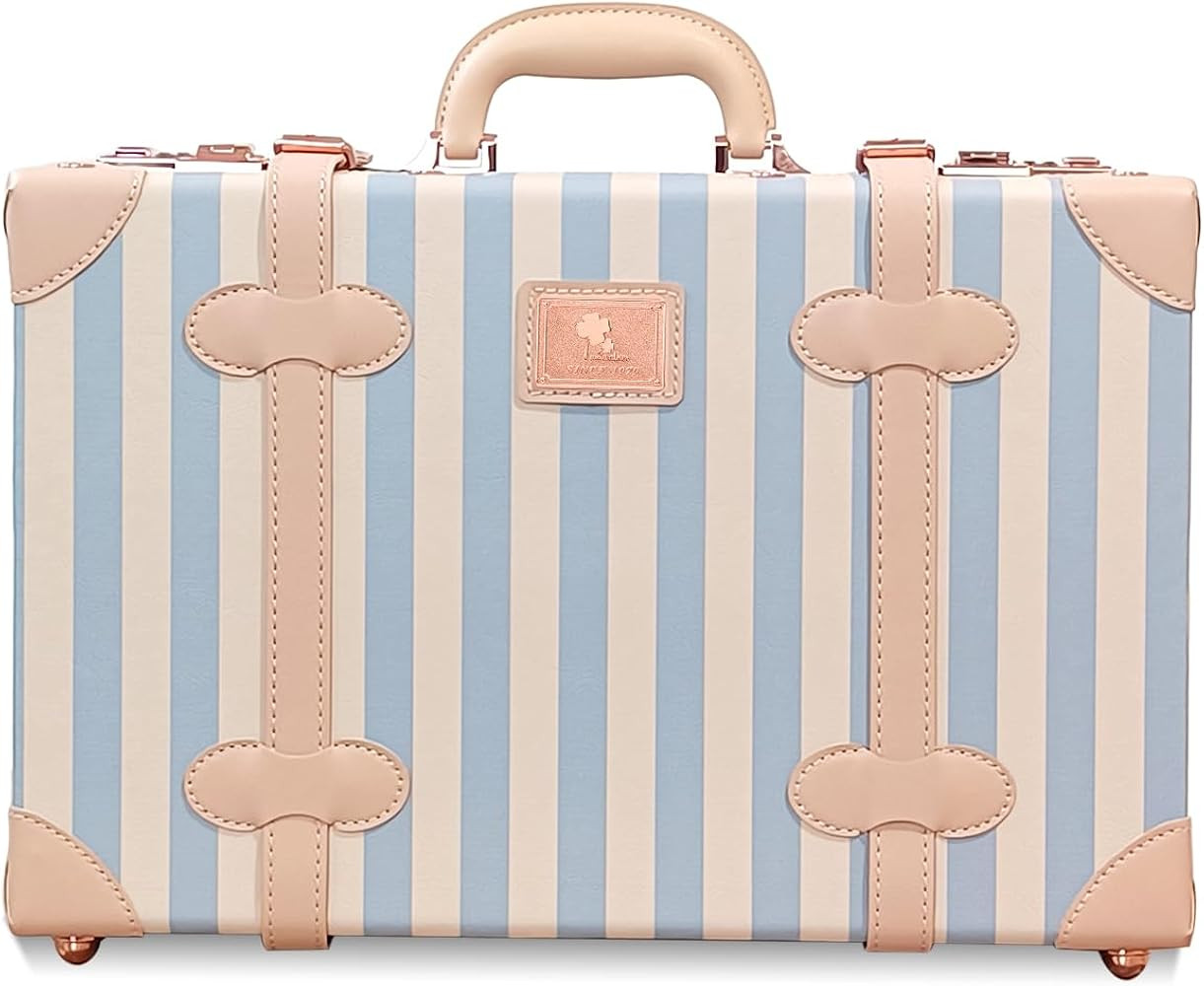 Unitravel Baby Keepsake Case, Handmade Memory Storage Box, Newborn Keepsake Box, Vintage Suitcase... | Amazon (US)