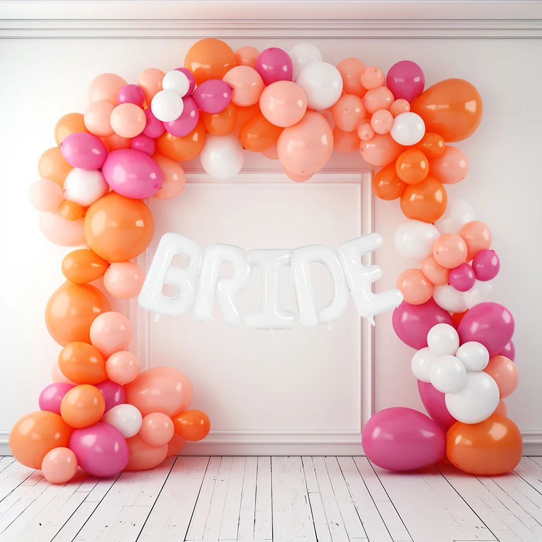 Jumbo BRIDE Balloon Banner: Bachelorette Party Garland Decor - Etsy | Etsy (US)
