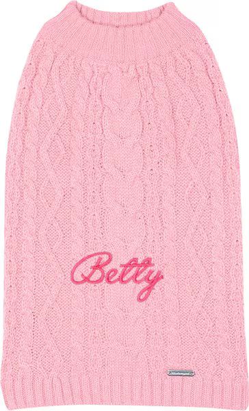 Blueberry Pet Classic Wool Blend Cable Knit Pullover Personalized Dog Sweater | Chewy.com