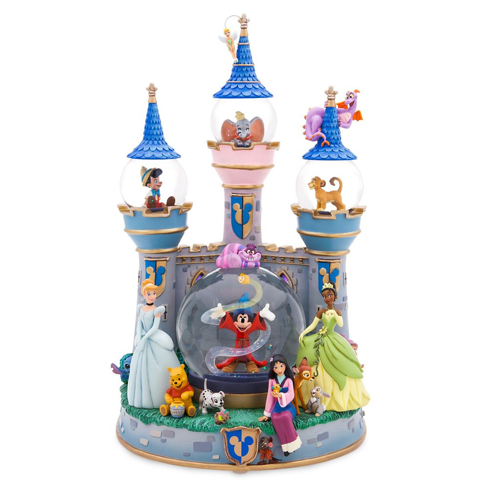 Sorcerer Mickey Mouse Fantasyland Castle Light-Up and Sound Snow Globe | Disney Store