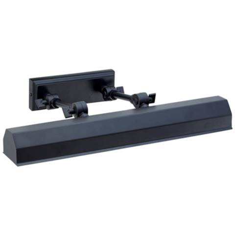 Chawton 16" Wide Black Metal Adjustable Picture Light - #854T9 | Lamps Plus | Lamps Plus