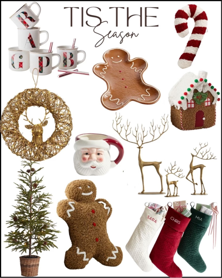 Christmas home decor. Gingerbread home decor. Pottery barn Christmas decor  

#LTKHoliday #LTKSeasonal #LTKhome