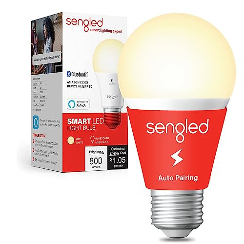 Sengled Alexa Light Bulb, S1 Auto Pairing with Alexa Devices, Warm Light Bulbs, Smart Light Bulbs... | Amazon (US)