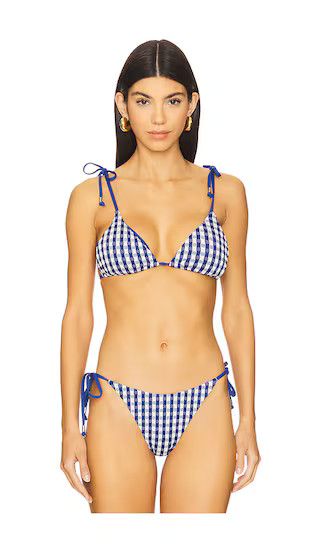 Slide Tri Top in Ultramarine | Revolve Clothing (Global)