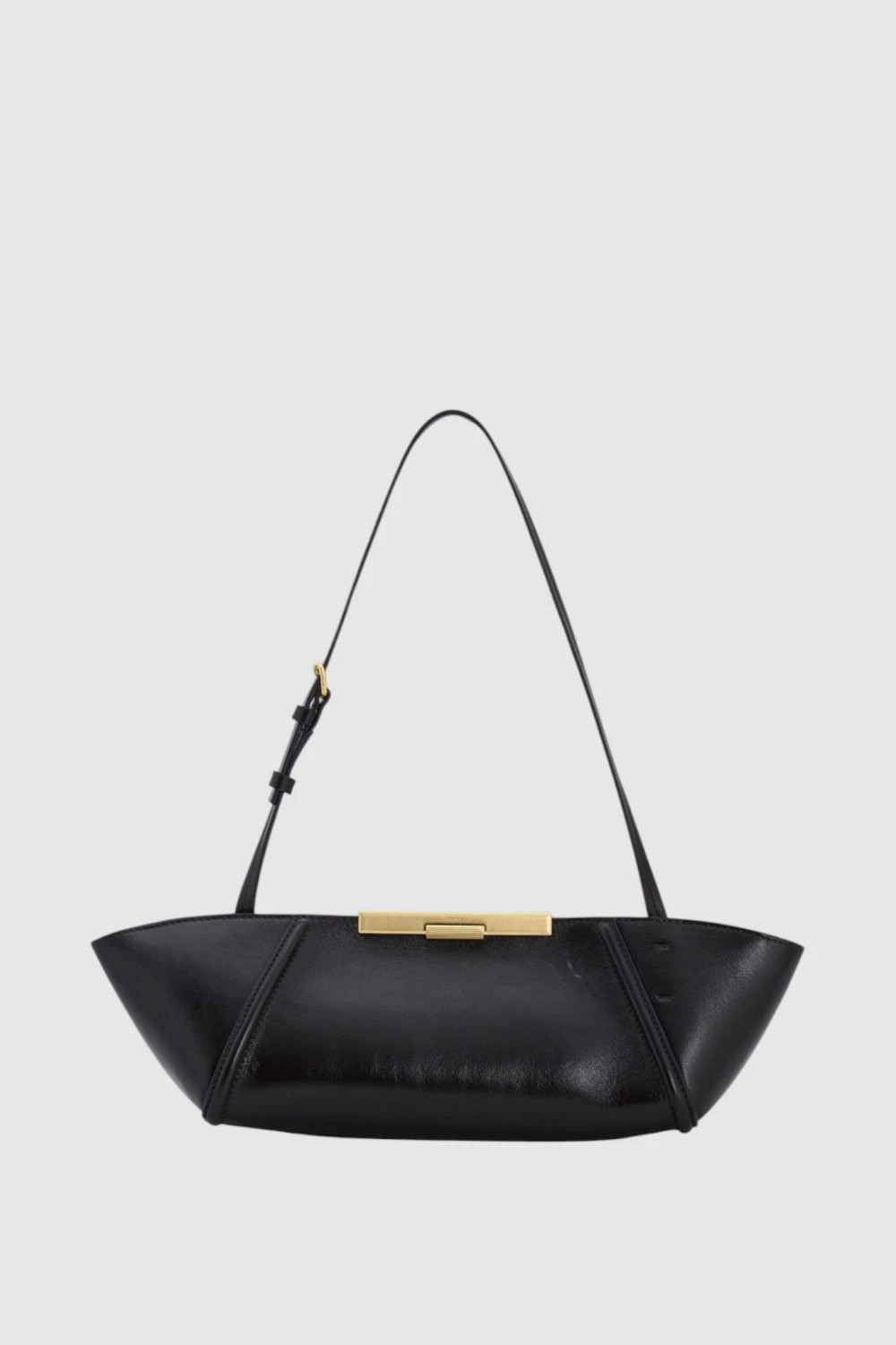 Miriam Crackle Clutch Dark Chocolate | Oroton