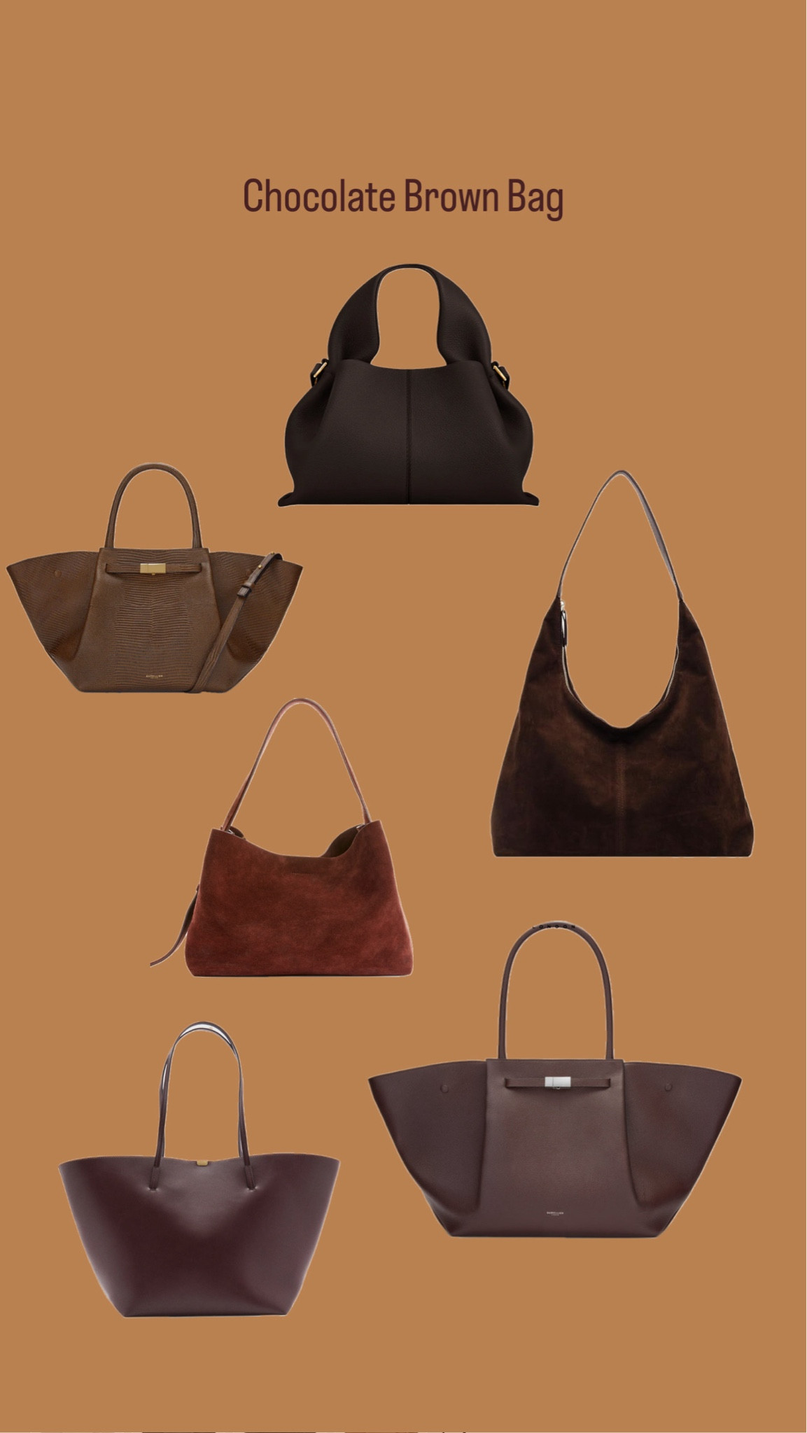 Chocolate brown bag 

#LTKautumn #LTKworkwear #LTKbag