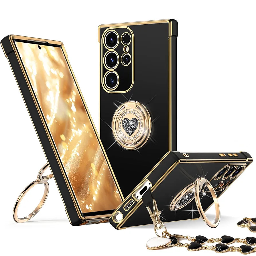 XYZ for Galaxy S25 Ultra Case with Stand, for Samsung Galaxy S25 Ultra Case with Double Ring Kick... | Amazon (US)