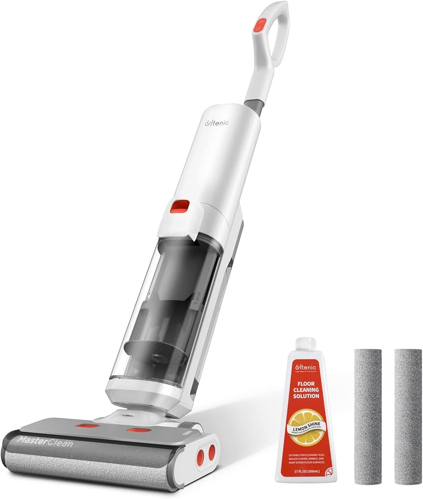 Ultenic Cordless Wet Dry Vacuum Cleaner, AC1 Smart Wet Dry Vac and Mop for Hard Floors, 1L Large ... | Amazon (US)