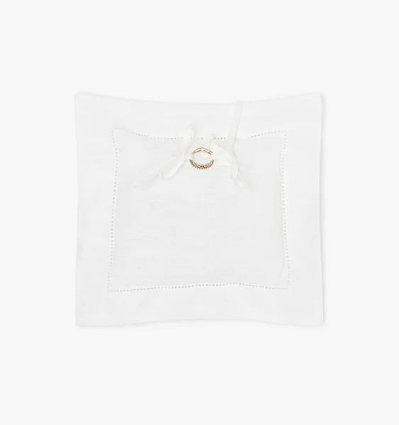 The Ring Pillow - Pure White | Hill House Home US