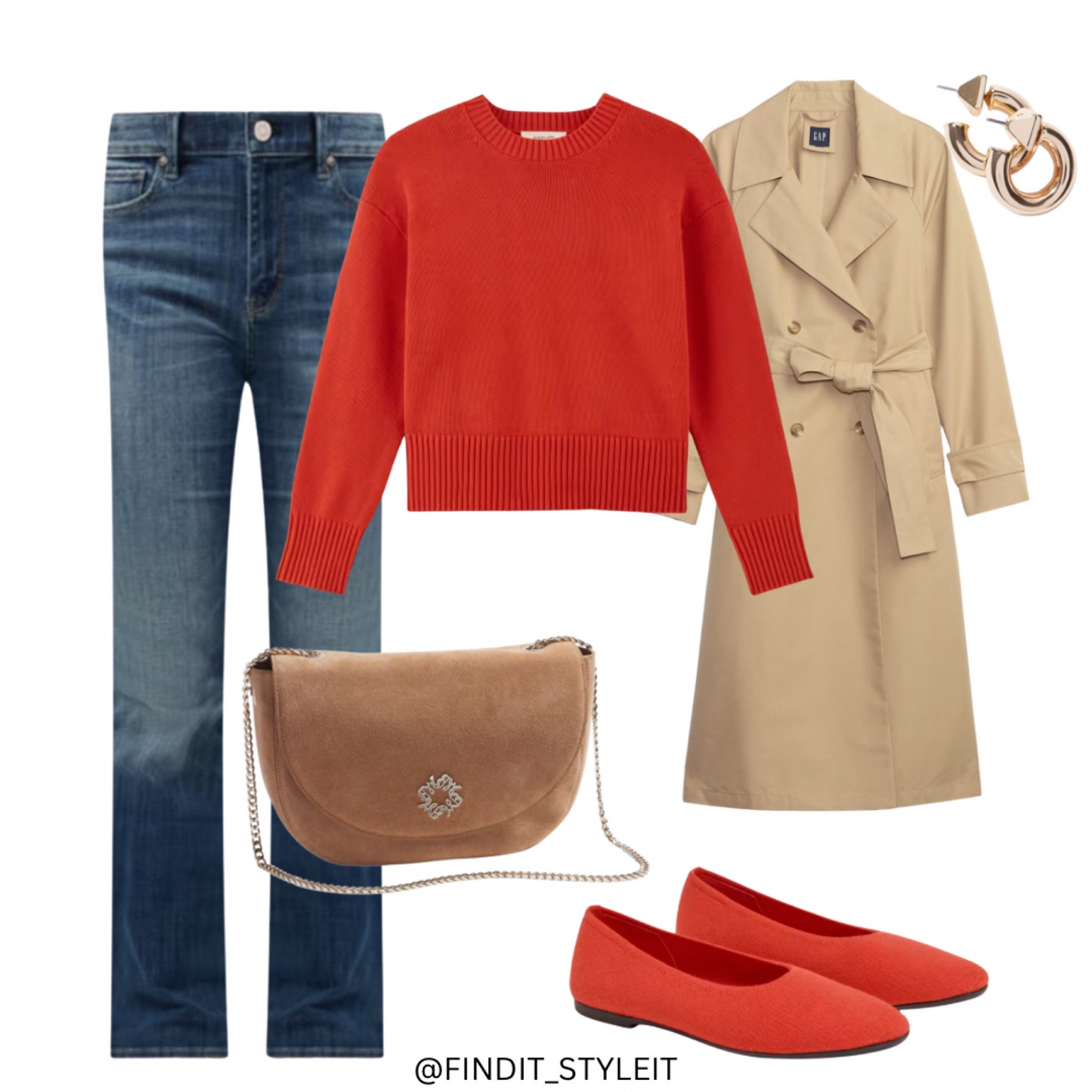 Red sweater is sold out. I’ve linked a couple other options. 

#trenchcoat #jeans #falloutfit #teacheroutfit #redshoes #fallfashion

#LTKstyletip #LTKcanada #LTKautumn