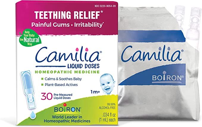 Boiron Camilia, Doses, Homeopathic Medicine for Teething Relief Natural - 30 Count | Amazon (US)