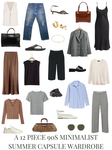 A 12 Piece 90s Minimalist Summer Capsule Wardrobe.
Head over to my site to read the whole post and see the outfit options.

#summertrends #fashionover40 #secondhandfashion #90sfashion  #90svintage #minimalistfashion #capsulewardrobe  #torontostylist  #fashionstylist #torontostylists  #torontostyleblogger 
#secondhandfashion  #minimalistfashion  #capsulewardrobe  #torontostylist  #fashionstylist #torontostylists  #torontostyleblogger 


#LTKover40 #LTKfindsunder100 #LTKstyletip
