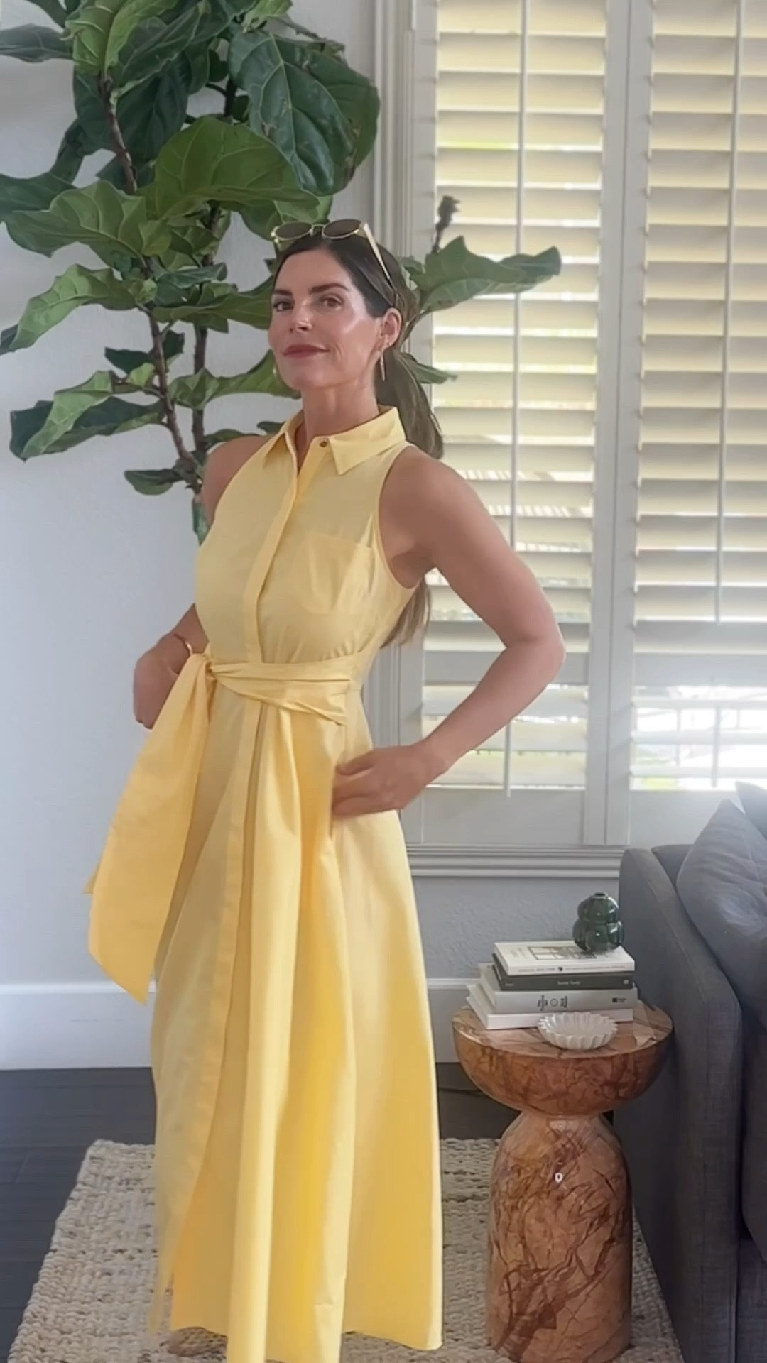 Sunny yellow dress with pockets! 

#LTKStyleTip #LTKBeauty #LTKOver40